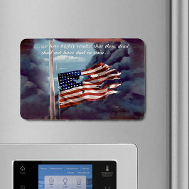 Gestorven, maar niet vergeten rokervlag flexibel magneet