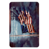 Gestorven, maar niet vergeten rokervlag flexibel magneet (Verticaal)