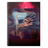 Gestorven, maar niet vergeten, rook- en tornvlag notitieboek (Voorkant)