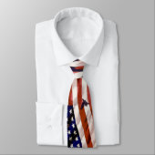 Gestorven, maar niet vergeten, rook- en tornvlag stropdas (Gebonden)