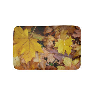 Gestorven Maple laat Yellow Autumn Natuur Badmat