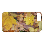 Gestorven Maple laat Yellow Autumn Natuur Case-Mate iPhone Case (Achterkant (Horizontaal))