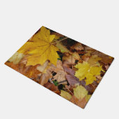 Gestorven Maple laat Yellow Autumn Natuur Deurmat (Schuin)