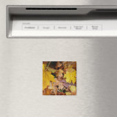 Gestorven Maple laat Yellow Autumn Natuur Magneet (Insitu (Vaatwasser))