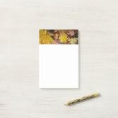 Gestorven Maple laat Yellow Autumn Natuur Post-it® Notes (Op bureau)