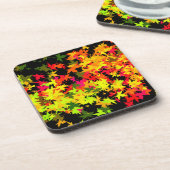 Gestorven Maples Leaves in de herfst Drankjes Onderzetter (Linkerzijde)