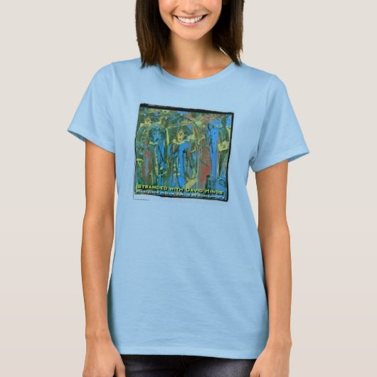 GESTRAND MET DAVID HINDS T-SHIRT (Voorkant)