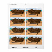 Gestrand Wrak Etiket (Full Sheet)