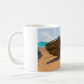 Gestrand wrak koffiemok (Links)