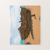 Gestrand wrak legpuzzel (Verticaal)