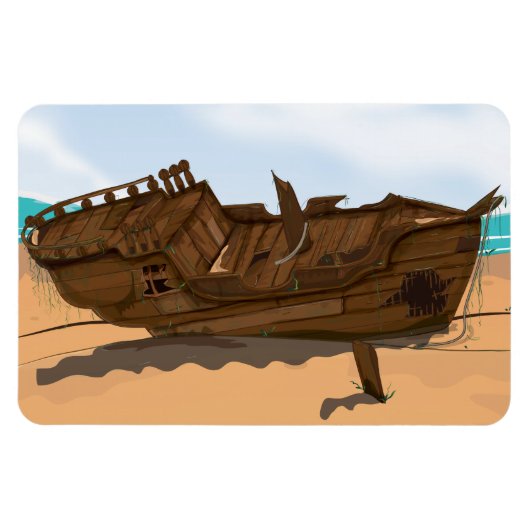 Gestrand Wrak Magneet (Horizontaal)