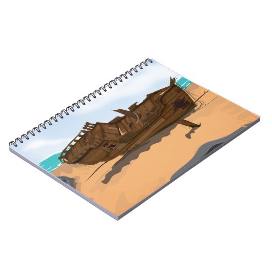 Gestrand Wrak Notitieboek (Linkerzijde)