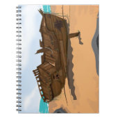 Gestrand Wrak Notitieboek (Voorkant)
