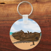Gestrand Wrak Sleutelhanger (Voorkant)