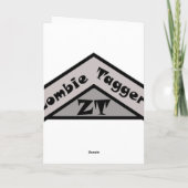 Gestrande kerstkaart kaart (Achterkant)