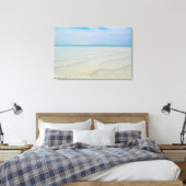 Gestrande Zandige Strandkust Landschaps Reis Foto Canvas Afdruk (Insitu (Slaapkamer))