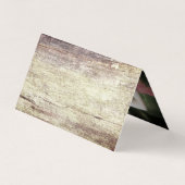 Gestrandet Hout Effect, Foto Save The Date Kaart Visitekaartje (Achterkant)