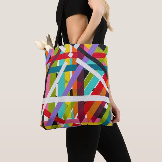 Gestrapte Canvas tas (Dichtbij)