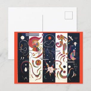 Gestreefd door Wassily Kandinsky Briefkaart