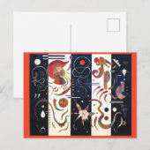 Gestreefd door Wassily Kandinsky Briefkaart (Voorkant / Achterkant)