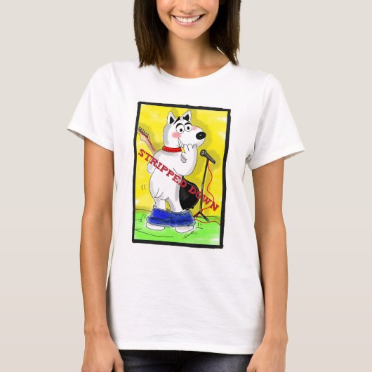 Gestreefd T-shirt (Voorkant)