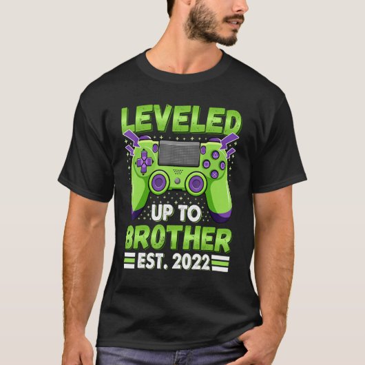 Gestreefd tot Broer 2022, promoot aan Big Bro Gam T-shirt (Voorkant)