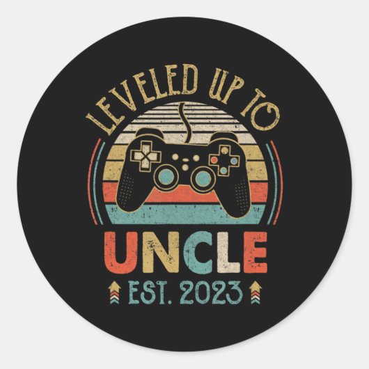 Gestreefd tot oom 2023 videospel promoot aan de VN Ronde Sticker (Voorkant)