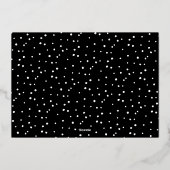 Gestreefde vrede | Twee foto Folie Feestdagenkaart (Achterkant)