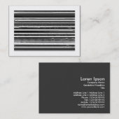 Gestreept Abstract (grens) Visitekaartje (Voorkant / Achterkant)