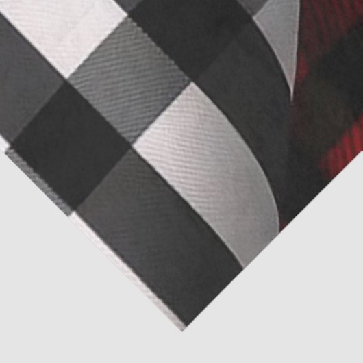 Gestreept Abstract rood zwart Collectie Tissuepapier (Detail)