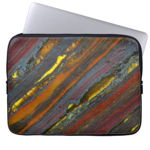 Gestreept Australische Tijgeroog Laptop Sleeve