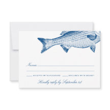 Gestreept Bas Fishing thema Elegante Trouw