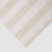 Gestreept beige ivoor tissuepapier (Detail)