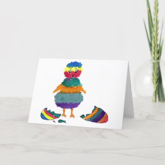 gestreept bittig Wenskaart Kaart