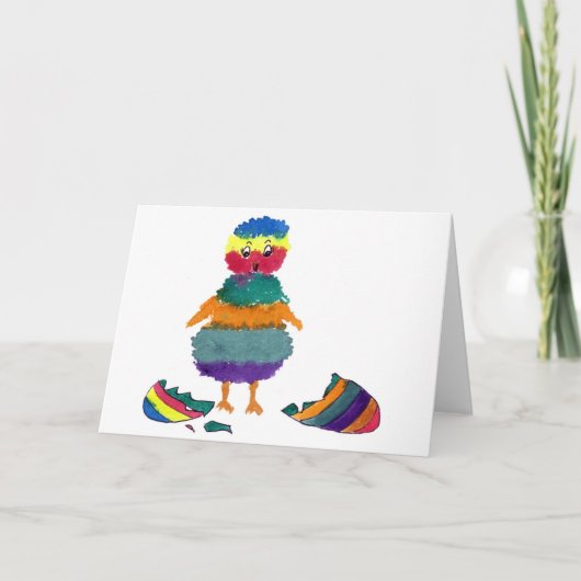 gestreept bittig Wenskaart Kaart (Voorkant)