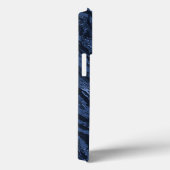 Gestreept Blauw Camo Case-Mate iPhone Case (Achterkant / Rechts)