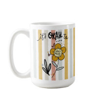 Gestreept Boho Bloemmotief Het Is Oké Om Overnieuw