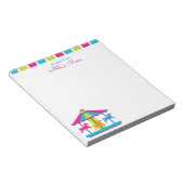 Gestreept carnival Carrousel, speciaal Notitieblok (Schuin)