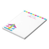 Gestreept carnival Carrousel, speciaal Notitieblok (Linkerzijde)