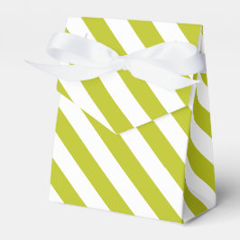 Gestreept Chartreuse Bedankdoosjes