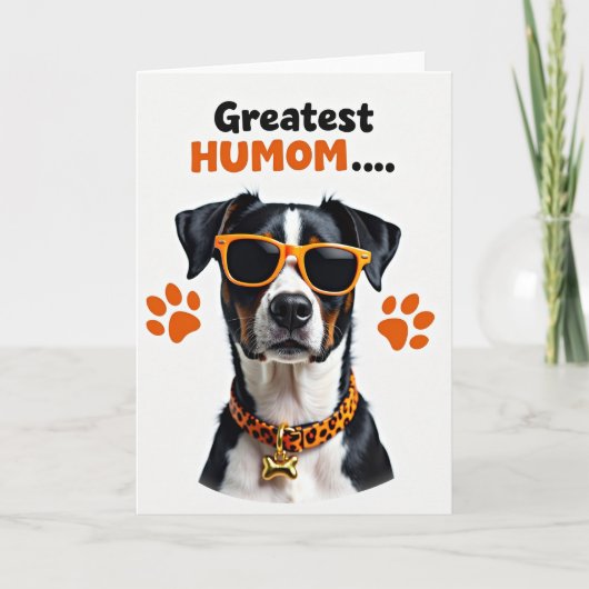 Gestreept Coole Hond Kaart (Voorkant)