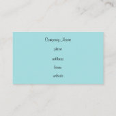  gestreept cupcake Visitekaartje (Achterkant)