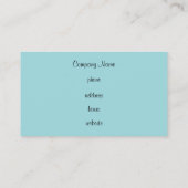 gestreept cupcake Visitekaartje (Achterkant)