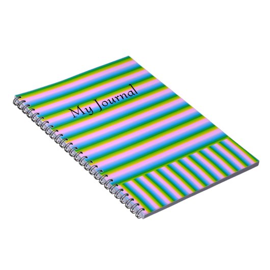 Gestreept dagboek notitieboek (Rechterzijde)