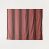Gestreept effen patroon retro bruin wandkleed (Voorkant (horizontaal))