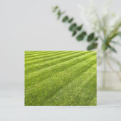 Gestreept gazon Abstract Briefkaart (Staand voorkant)