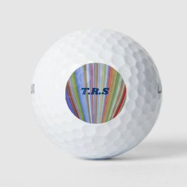 Gestreept geïnitialiseerd fairway golfballen