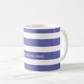 Gestreept gepersonaliseerde koffiemok (Voorkant rechts)