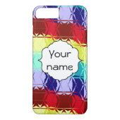 Gestreept getextureerd glas Case-Mate iPhone case (Achterkant)