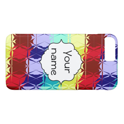 Gestreept getextureerd glas Case-Mate iPhone case (Achterkant (Horizontaal))